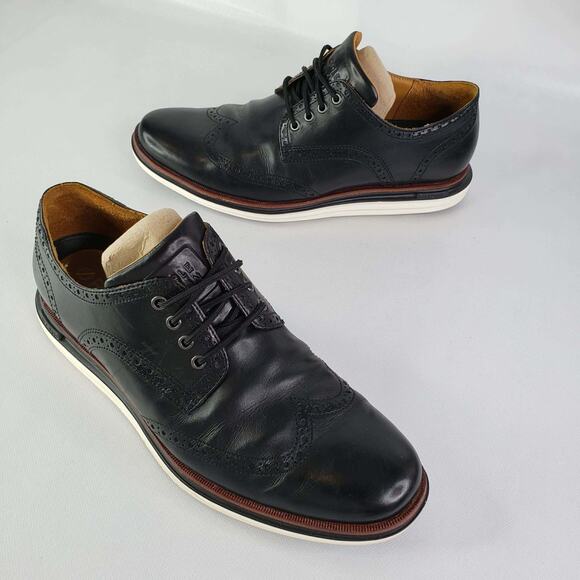 Cole Haan Men\'s Grand Shortwing Oxford Shoe Leather Black Size 11M main image 8